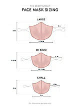 Alt View 1 Thumbnail - Rose - PANTONE Rose Quartz Crepe Reusable Face Mask