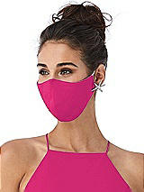 Alt View 2 Thumbnail - Think Pink Crepe Reusable Face Mask
