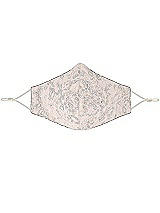 Front View Thumbnail - Blush Rococo Lace Reusable Face Mask