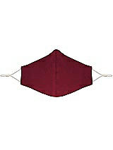 Front View Thumbnail - Burgundy Soft Jersey Reusable Face Mask
