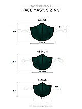 Alt View 1 Thumbnail - Evergreen Soft Jersey Reusable Face Mask