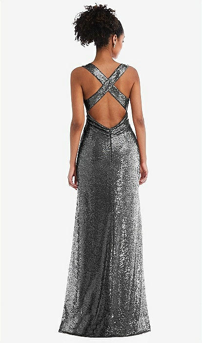 Back Sequin Dress