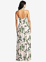 Rear View Thumbnail - Palm Beach Print Bella Bridesmaids Dress BB129
