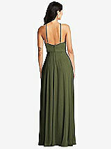 Rear View Thumbnail - Olive Green Bella Bridesmaids Dress BB129