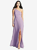 Front View Thumbnail - Pale Purple Bella Bridesmaids Dress BB130
