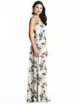 Side View Thumbnail - Palm Beach Print Bella Bridesmaids Dress BB131