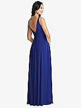 Rear View Thumbnail - Cobalt Blue Bella Bridesmaids Dress BB131