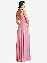 Rear View Thumbnail - Peony Pink Bella Bridesmaids Dress BB131