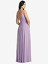 Rear View Thumbnail - Pale Purple Bella Bridesmaids Dress BB131