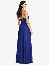 Rear View Thumbnail - Cobalt Blue Bella Bridesmaids Dress BB132