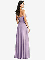 Rear View Thumbnail - Pale Purple Bella Bridesmaids Dress BB132