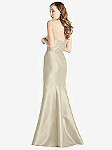 Rear View Thumbnail - Champagne Bella Bridesmaids Dress BB133