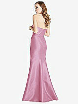 Rear View Thumbnail - Powder Pink Bella Bridesmaids Dress BB133