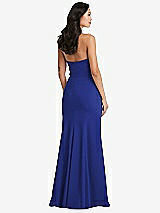Rear View Thumbnail - Cobalt Blue Bella Bridesmaids Dress BB134