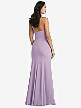 Rear View Thumbnail - Pale Purple Bella Bridesmaids Dress BB134