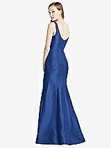 Rear View Thumbnail - Classic Blue Bella Bridesmaids Dress BB135