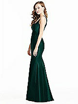 Side View Thumbnail - Evergreen Bella Bridesmaids Dress BB135