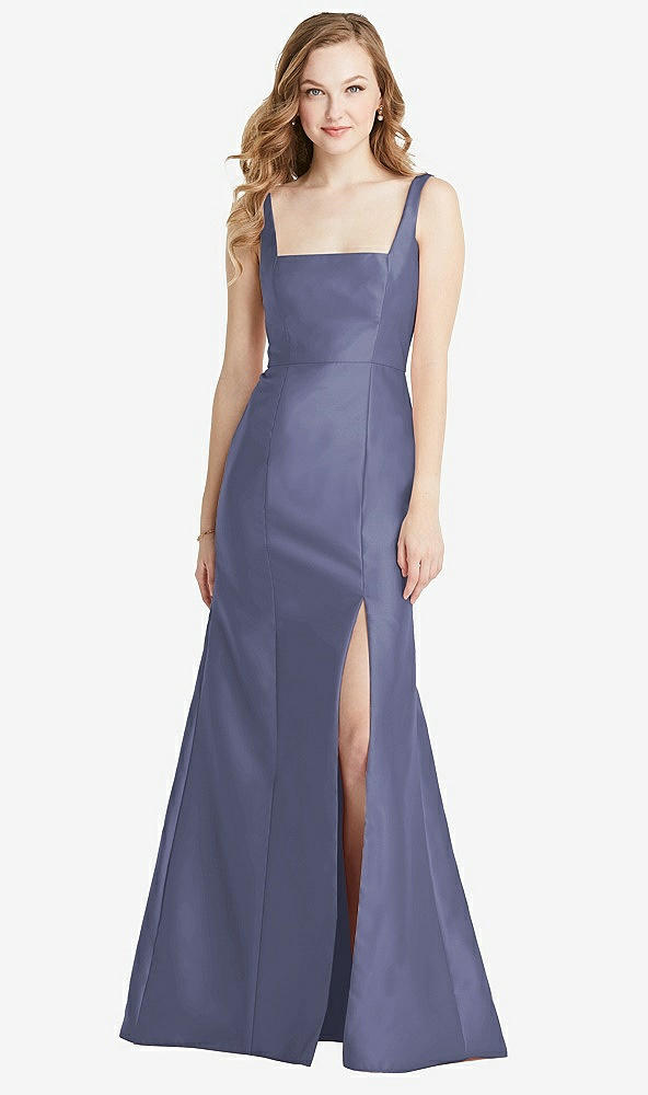 Front View - French Blue Bella Bridesmaids Dress BB135