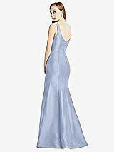 Rear View Thumbnail - Sky Blue Bella Bridesmaids Dress BB135