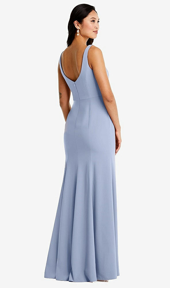 Back View - Sky Blue Bella Bridesmaids Dress BB136