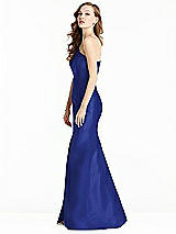 Side View Thumbnail - Cobalt Blue Bella Bridesmaids Dress BB137