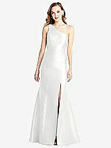 Front View Thumbnail - White Bella Bridesmaids Dress BB137