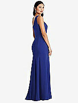 Rear View Thumbnail - Cobalt Blue Bella Bridesmaids Dress BB138
