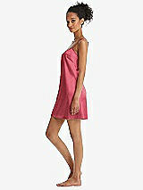 Side View Thumbnail - Nectar Mini Stretch Satin Slip with Adjustable Straps - Kyle