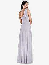 Alt View 3 Thumbnail - Moondance Draped One-Shoulder Maxi Dress with Scarf Bow