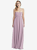 Alt View 6 Thumbnail - Suede Rose Empire Waist Shirred Skirt Convertible Sash Tie Maxi Dress