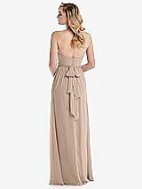 Alt View 7 Thumbnail - Topaz Empire Waist Shirred Skirt Convertible Sash Tie Maxi Dress