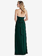 Alt View 7 Thumbnail - Evergreen Empire Waist Shirred Skirt Convertible Sash Tie Maxi Dress