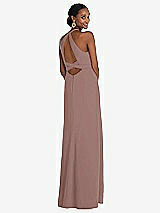 Alt View 1 Thumbnail - Sienna Halter Criss Cross Cutout Back Maxi Dress