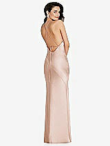 Rear View Thumbnail - Cameo Halter Convertible Strap Bias Slip Dress With Front Slit