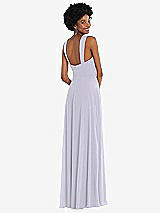 Rear View Thumbnail - Silver Dove Contoured Wide Strap Sweetheart Maxi Dress