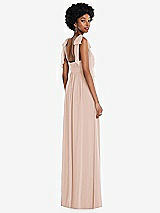 Rear View Thumbnail - Cameo Convertible Tie-Shoulder Empire Waist Maxi Dress