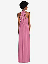 Alt View 5 Thumbnail - Orchid Pink Convertible Tie-Shoulder Empire Waist Maxi Dress