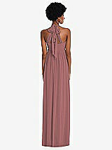 Alt View 5 Thumbnail - Rosewood Convertible Tie-Shoulder Empire Waist Maxi Dress