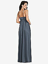 Rear View Thumbnail - Silverstone Cowl-Neck Empire Waist Maxi Dress with Adjustable Straps