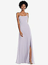 Front View Thumbnail - Moondance Scoop Neck Convertible Tie-Strap Maxi Dress with Front Slit
