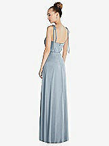 Rear View Thumbnail - Mist Tie Shoulder A-Line Maxi Dress