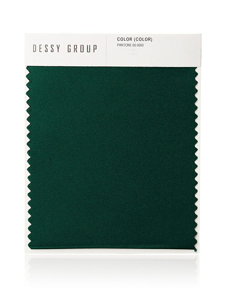 Front View - Hunter Green Whisper Satin Swatch