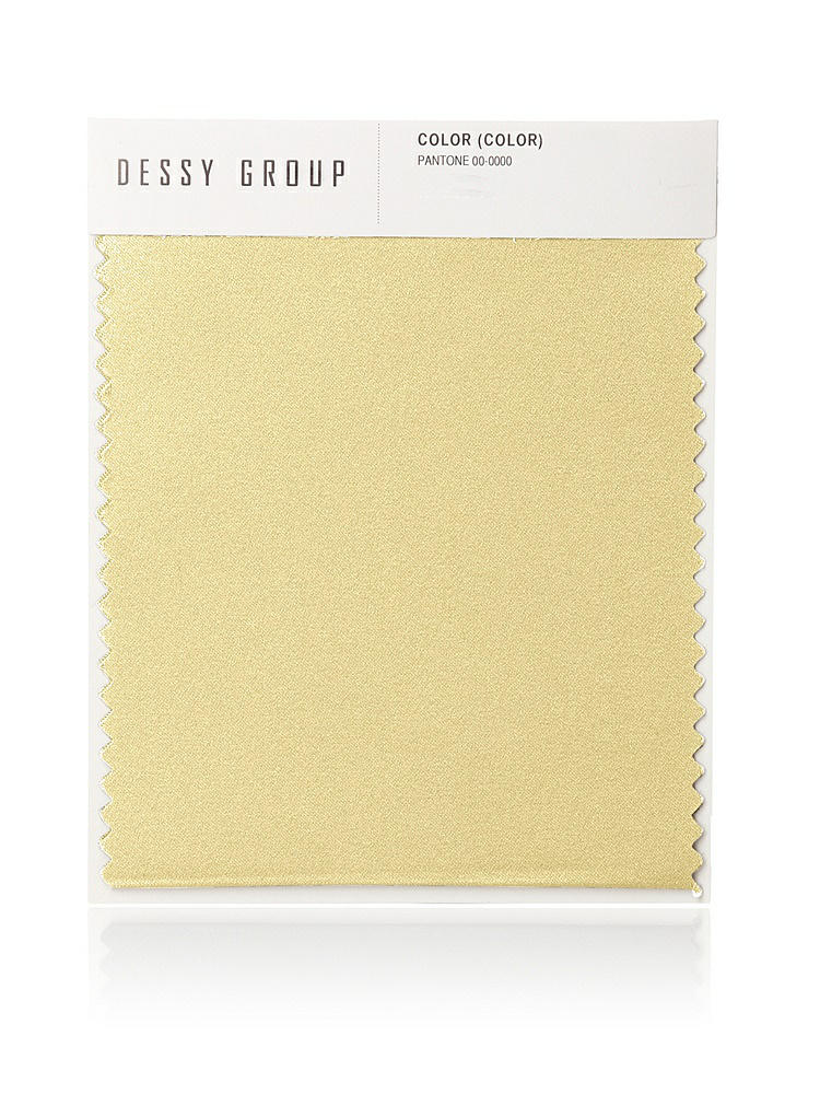 Front View - Pale Yellow Whisper Satin Swatch