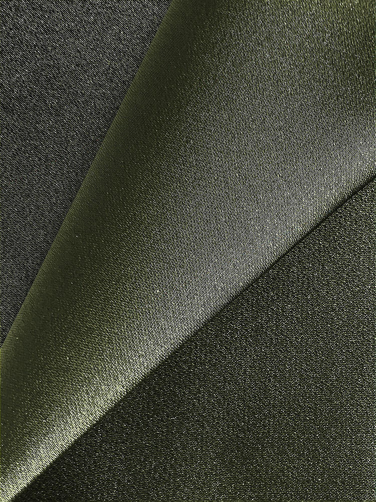 Front View - Olive Green Whisper Satin by the Yard
