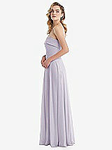 Side View Thumbnail - Moondance Cuffed Strapless Maxi Dress with Front Slit