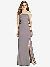 Front View Thumbnail - Cashmere Gray Bella Bridesmaids Dress BB139