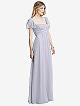 Side View Thumbnail - Silver Dove Regency Empire Waist Puff Sleeve Chiffon Maxi Dress