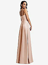 Rear View Thumbnail - Cameo Bustier A-Line Maxi Dress with Adjustable Spaghetti Straps