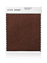Front View Thumbnail - Cognac Luxe Stretch Satin Swatch