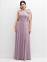 Alt View 1 Thumbnail - Suede Rose Chiffon Convertible Maxi Dress with Multi-Way Tie Straps